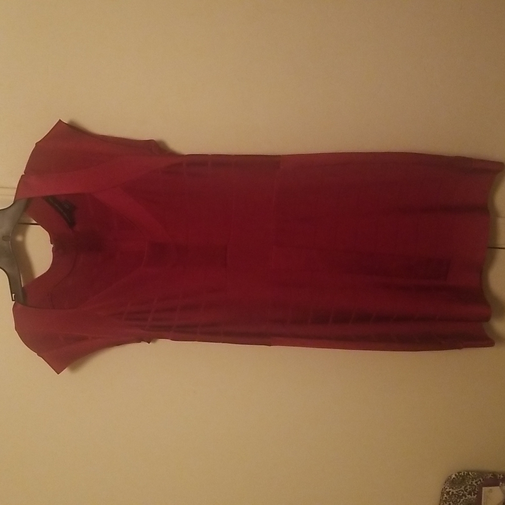 Size 12 deep burgundy french connection dress